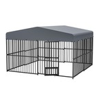 10x10ft Outdoor Pet Dog Run House Kennel Shade Cage Enclosure W  Cover Playpen