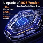 New Ozeino 2 4ghz Wireless Gaming Headset Pc Ps5 Ps4 Usb-c Headphones 40hr Batt