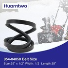 Replacement 954-04050 754-04050 Auger Drive Belt For Mtd Snowblower Black