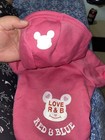 Pink Hoodie Sweater Coat Jacket Clothes Winter For Dog Pet Cat Animal Xl Love