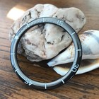 Ceramic Black  fifty Five Fathoms  Domed Bezel Insert For Seiko Snzh   Us Seller