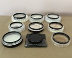 Vintage Camera Accessory Lot  55 Pieces Of Filters  Rings    More