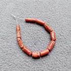 Vintage Mediterranean Coral Loose Beads Gemstone Italian Natural Sea Coral Beads