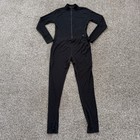 Smartwool Women s Medium Classic Thermal Merino Base Layer One Piece Black Ski