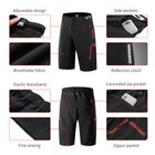 Wosawe Men Cycling Baggy Shorts Bicycle Mtb Bike Breathable Casual Shorts Summer