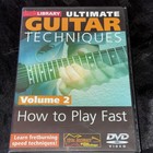 Lick Library Guitar Techniques Vol 2  How To Play Fast Lessons Dvd Video Oop Htf