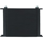 30 Row Engine Trans-mission Oil Cooler 8an Hose End Adapters Electric Fan Kit