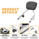 Backrest Sissy Bar   Stealth Rack For 2009-2024 Harley Road Glide Street Glide