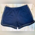 Wilson Fleece Varsity Short Cotton Navy Blue Women s Size X-large