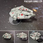 Star Wars X-wing 1 270 Corellian Yt-2000 Freighter     Painted 3d Print 14k Resin