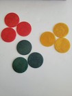 Vintage Catalin Bakelite Swirl Poker Chips Set Of 392 W  Case 1960s Gaming Lot
