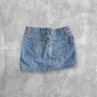 Retro Y2k Gap Toddler Girls Jeans Skirt Blue Denim Adjustable Waist Size 3t