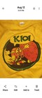 Original   Unworn New Klol k101 1970 s Bright Orange  runaway Radio  Sweatshirt