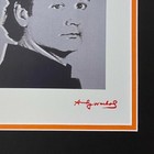 Andy Warhol   Rare 1984 Signed   Bill Murray   Print Matted To 11x14 
