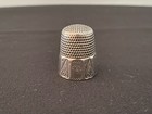 Antique Sterling Panel Band Thimble Simons Brothers Circa 1880s