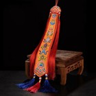 20 4  Tibetan Buddhism Eight Auspicioustambourine Banner Wall Hang Prayer Flags