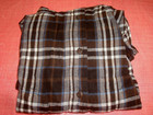 Big Mens Flannel Shirt Size  2x  Roebuck Black  Plaid Cotton Nwt