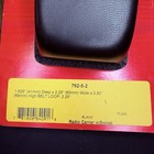 Safariland Swivel Radio Carrier 762-5-2 Plain Black Leather 1 65 x 2 25 x 3 50 
