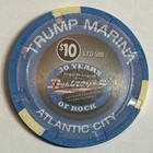 Trump Marina Atlantic City  10 Casino Chip George Thorogood Bad To The Bone