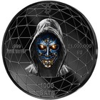 2025 Germany Satoshi Project Bitcoin Fish 21 Gram Silver Gilded Ruthenium Coin