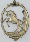 Vtg Leonard Towle Unicorn Brass Wall Hanging Frame Fantasy Hollywood Regency