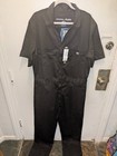 Dickies Flex Men s Short Sleeve Coverall Black Work Jumpsuit - Size Large