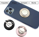 2x Finger Ring Holder Stand Grip 360  rotating For Cell Phone Car Magnetic Mount