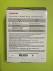 Toshiba Canvio Advance Plus Portable Storage External 2tb Hard Drive White  New