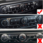 Air Conditioner Headlight Center Consoles Switch Knob Cover Trim For 2018-2025 