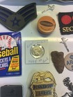 Junk Drawer Lot Vintage Military Pin Coin Pinkerton Badge Error Nickel Boy Scout