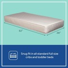 Flex Cool 2 Stage Breathable Crib Mattress With Toddler Bed Fit  Waterproof 