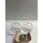 Globe World Map Glass Holders Set Of 2 Floating Candle Holders