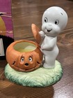 Casper The Friendly Ghost Votive Candle Holder Vtg Jack O Lantern