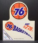 Vtg Union 76 Unocal Spalding Basketball Plastic Gas Pump Topper Insert Sign 1995