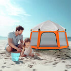 Large Baby Playpen With Canopy Foldable Baby Beach Tent Mosquito Net Pop Up Pack