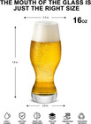 Ipa Beer Glasses pilsner Beer Glasse 16 Oz set Of 4