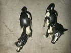 Vintage Clover Porcelain Horse Figurines  Lot Of 2