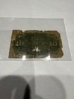 1863 Fourth Issue 4th Series Ten Cent Red Seal Fractional Currency 10 Cents