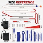 Auto Trim Removal Tool Kit Inflatable Air Wedge Bag Panel Pry Repair Set