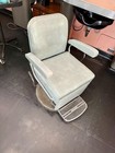Grey Antique Koken Salon Chair   Swivel   Reclining Chair   Great Condition