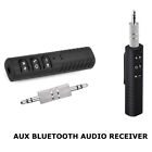 Bluetooth Receiver 3 5 Mm Jack Convert Aux To Wireless Music Stereo Adapter Mic