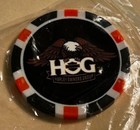 Harley Davidson Owners Group Hog 40th Anniversary Motorcycles Biker Poker Chip
