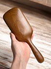Handcrafted Sandalwood Hair Comb Brush - Anti-static  Eco-friendly  Smooth Hair