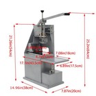 Manual Single Color Pad Printer With Sealed Inkcup Ball Mug Print Easy Adjust