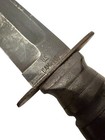 Wwii Era U s  Camillus Fighting Knife W  Leather Sheath     Ka-bar Style