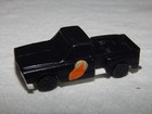 Vintage Miniature Stepside Pickup 2  Plastic Toy Truck   1970 s Mini Kar   Black