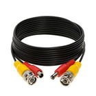 20ft Bnc Video Power Cable Male To Female Cctv Security Camera Dvr Plug And Play