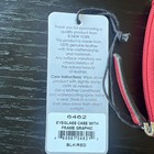 Ili Genuine Leather Eyeglass Case With Frame Graphic - Red And Black New