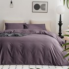  Bedding Duvet Cover Queen Size - 100  Washed Cotton Queen 90   90   Purple