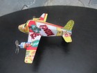 French Middle Eastern Soda Can Airplane Trench Art Unique